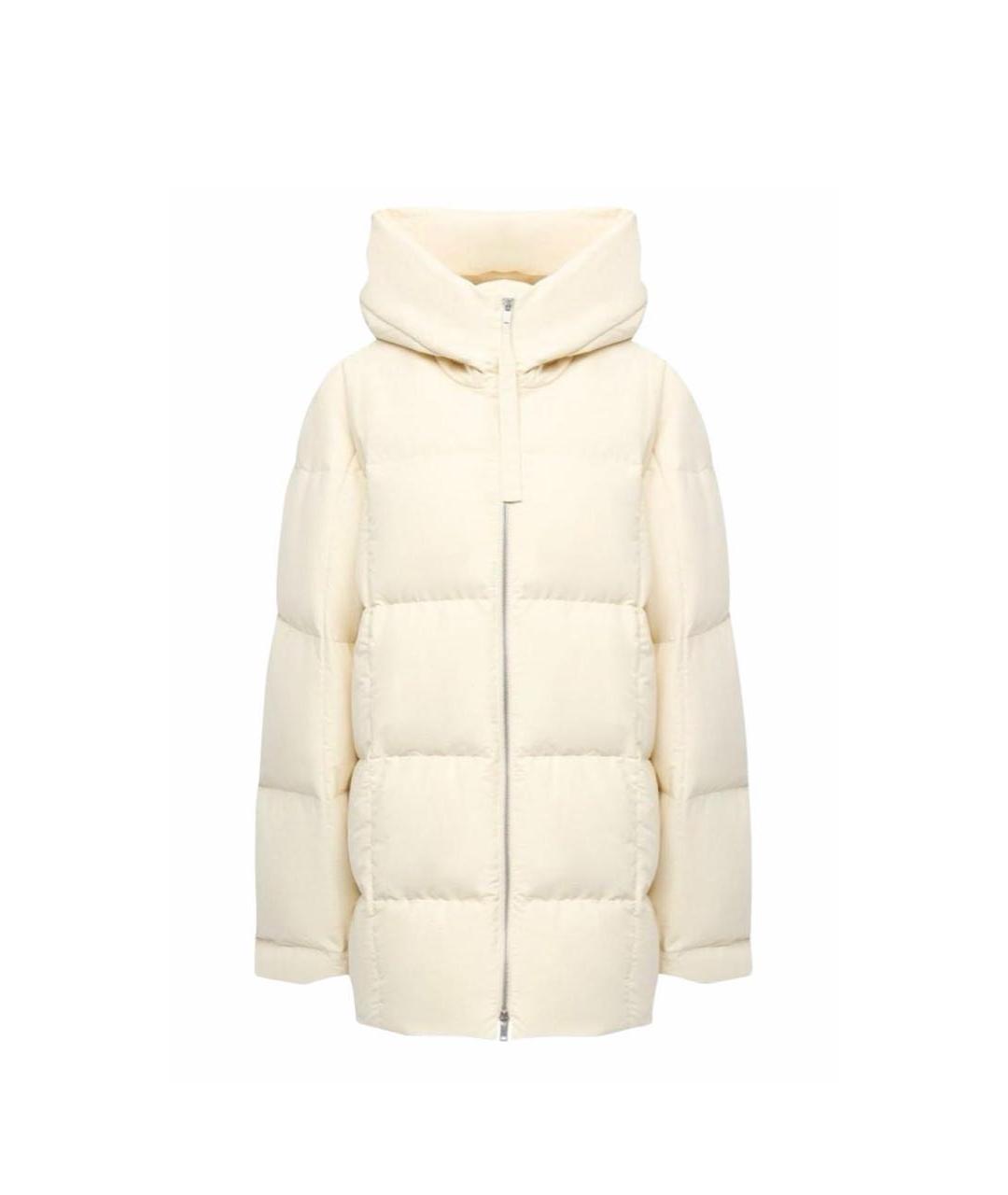 JIL SANDER Бежевый пуховик, фото 5