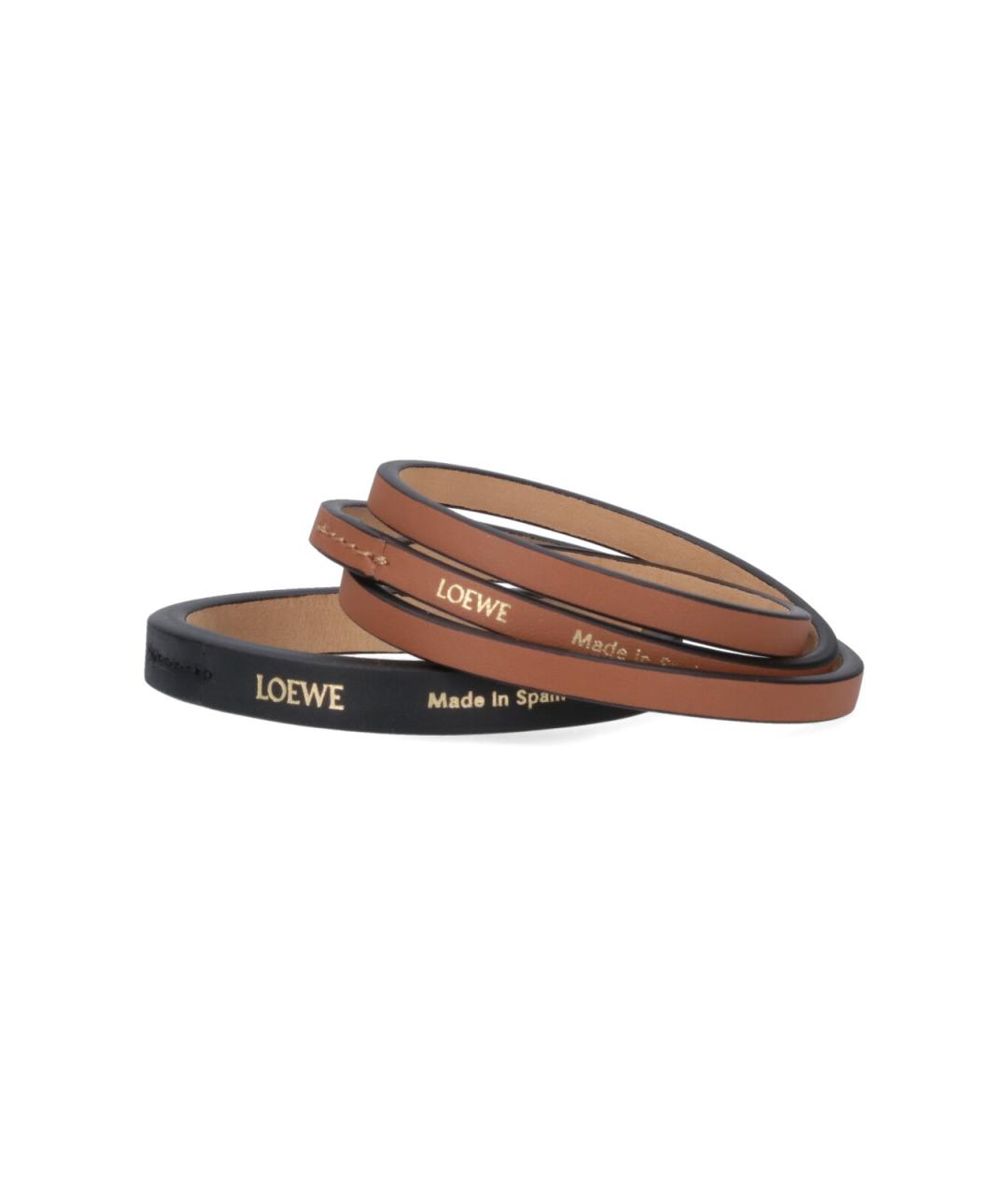 LOEWE Мульти кожаный браслет, фото 3