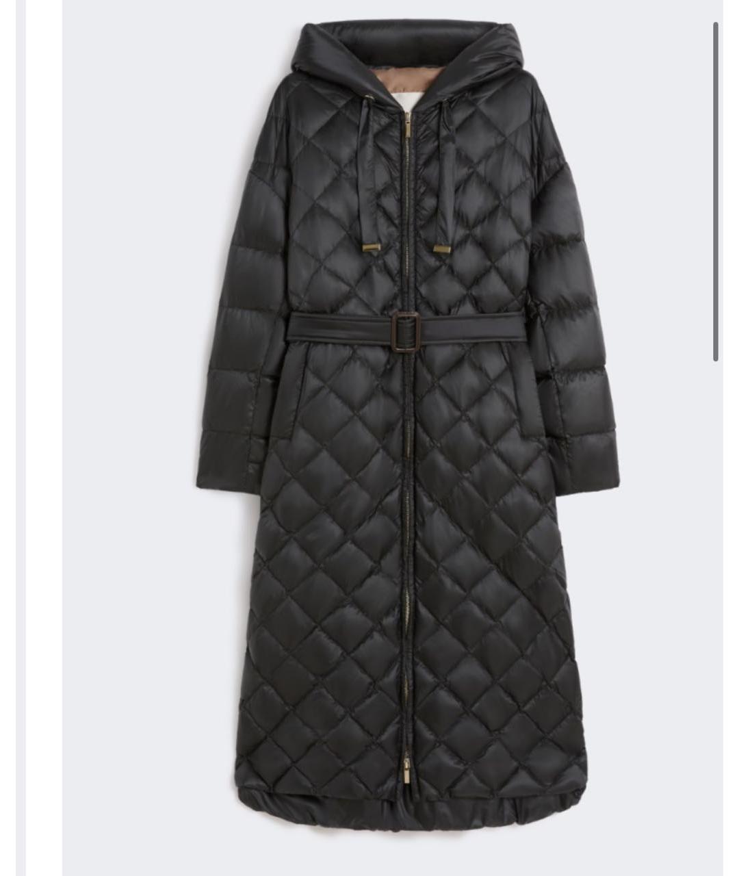 MAX MARA THE CUBE Антрацитовый полиамидовый пуховик, фото 6
