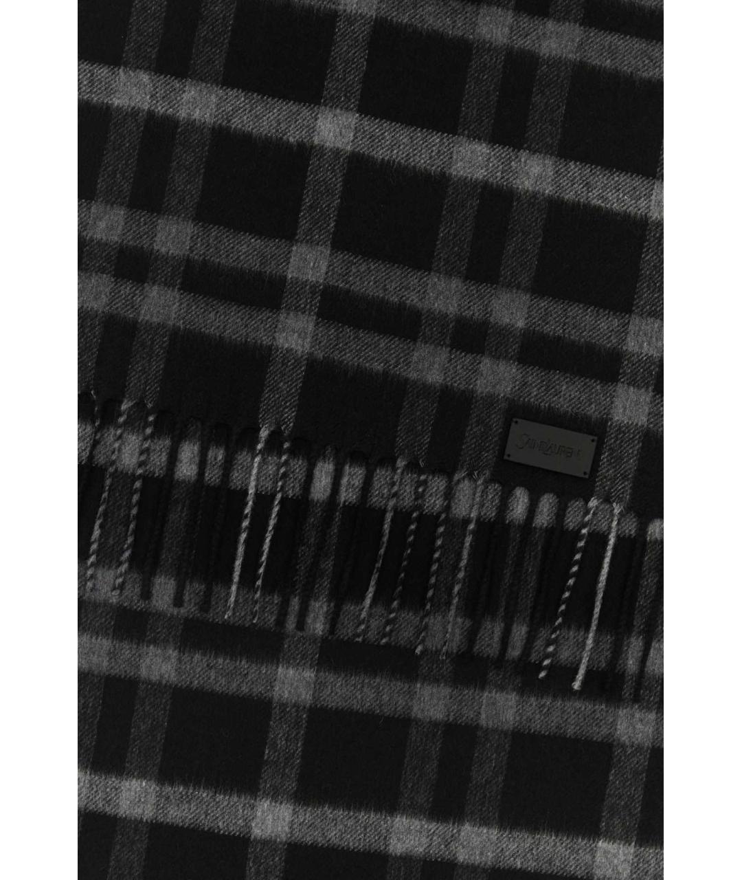 SAINT LAURENT Мульти шелковый шарф, фото 2