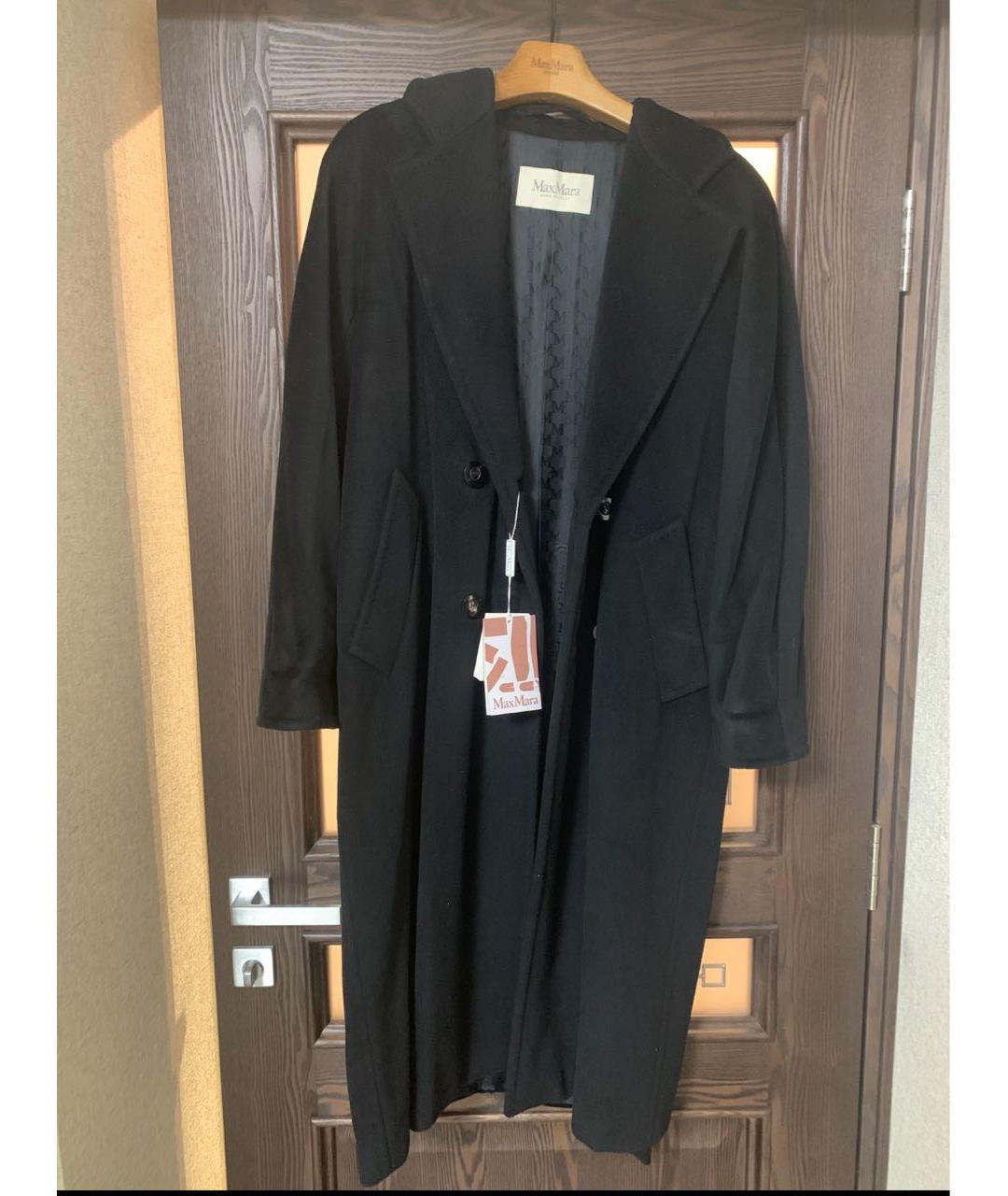 MAX MARA Черное шерстяное пальто, фото 3