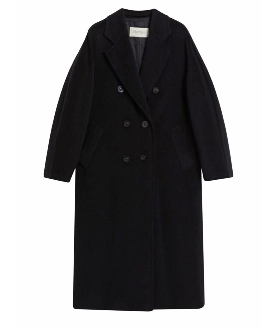 MAX MARA Черное шерстяное пальто, фото 1