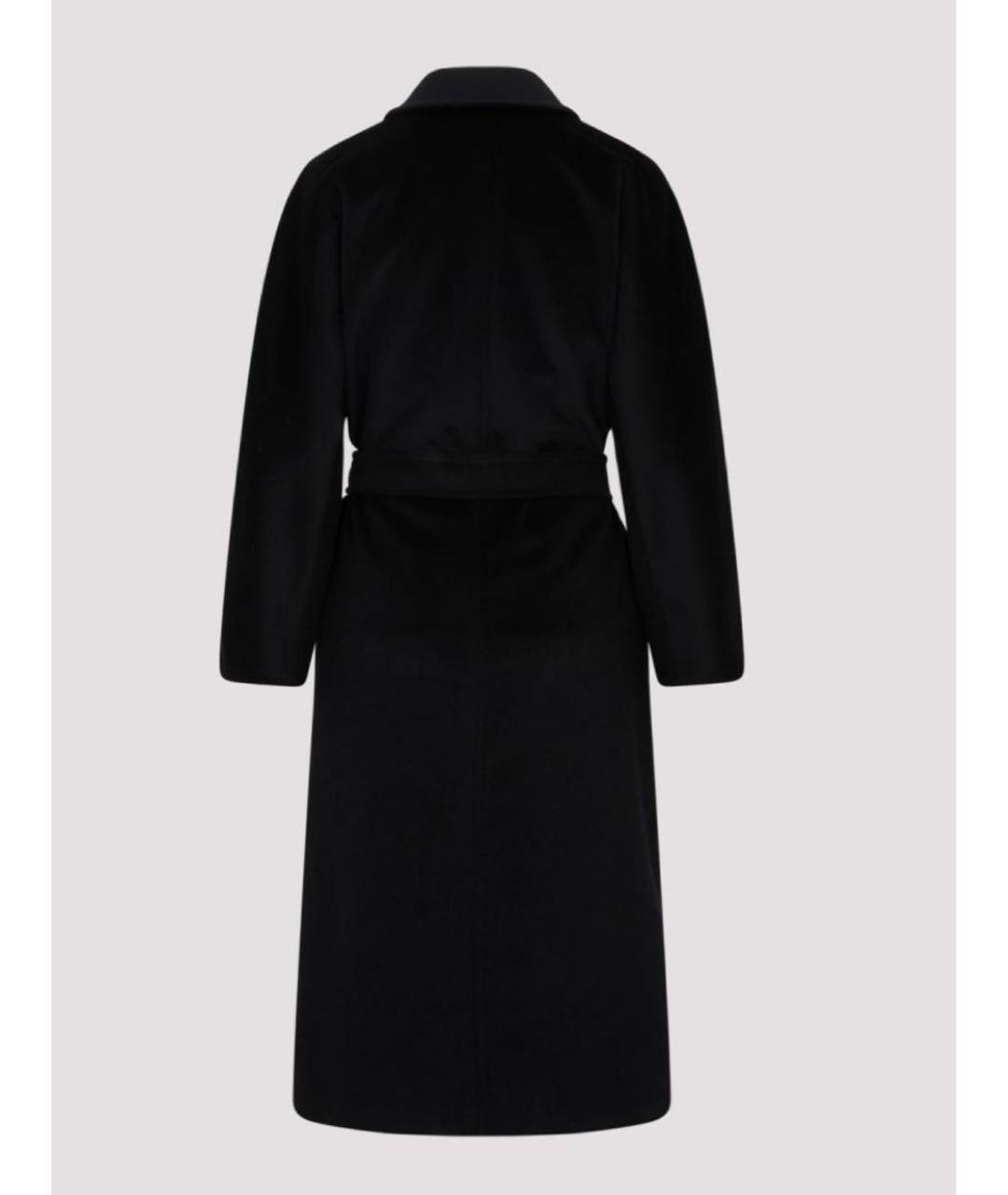 MAX MARA Черное шерстяное пальто, фото 2