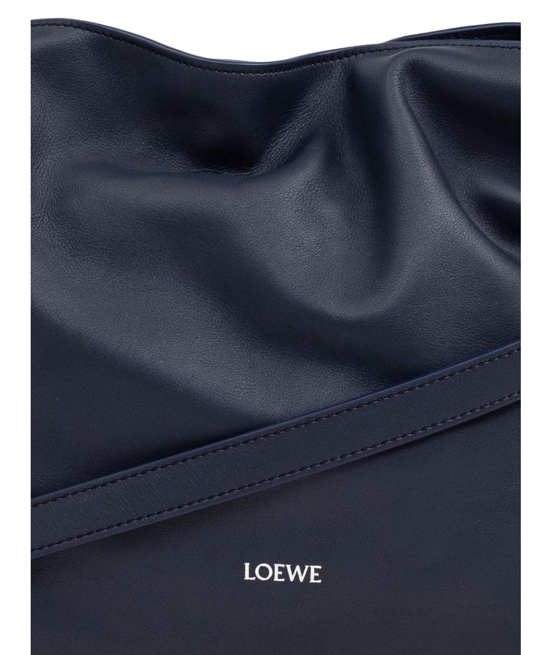 LOEWE Синяя кожаная сумка через плечо, фото 2