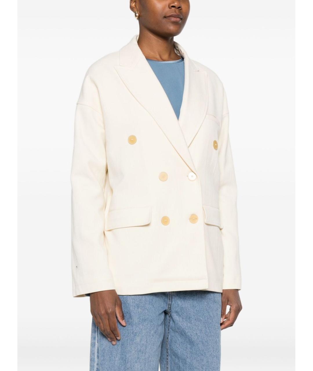 FORTE FORTE Белый жакет/пиджак, фото 2