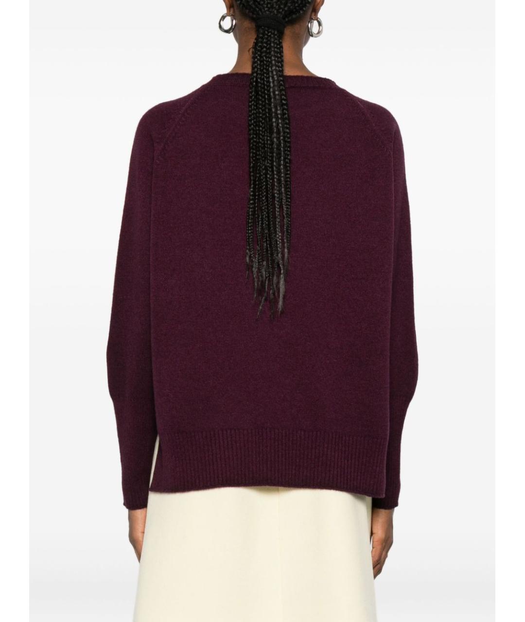 BASE Фиолетовый шерстяной джемпер / свитер, фото 4