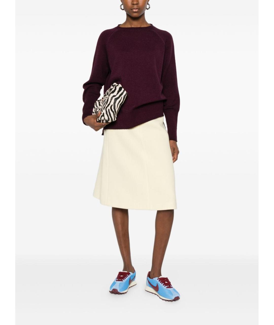 BASE Фиолетовый шерстяной джемпер / свитер, фото 3