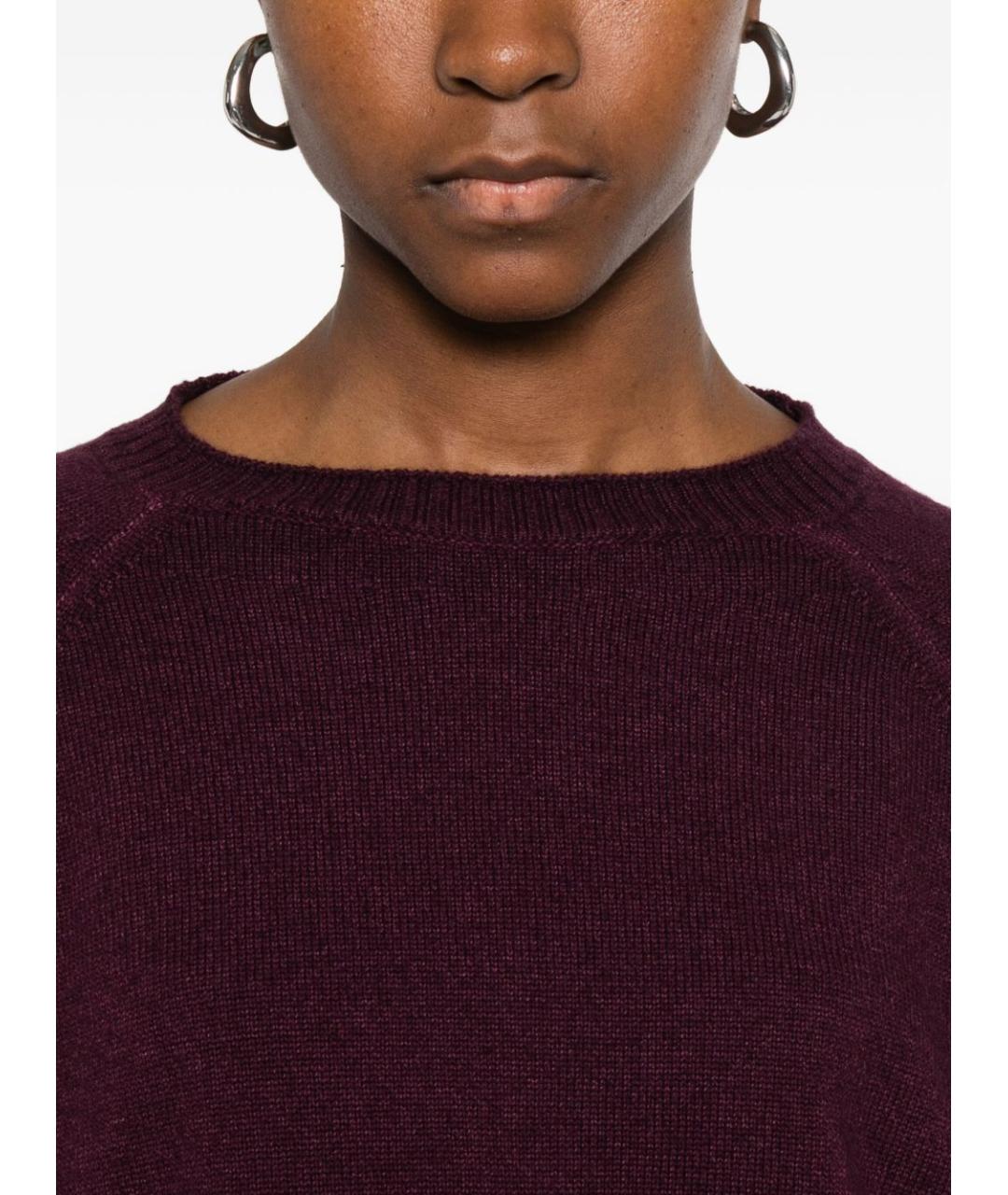 BASE Фиолетовый шерстяной джемпер / свитер, фото 5