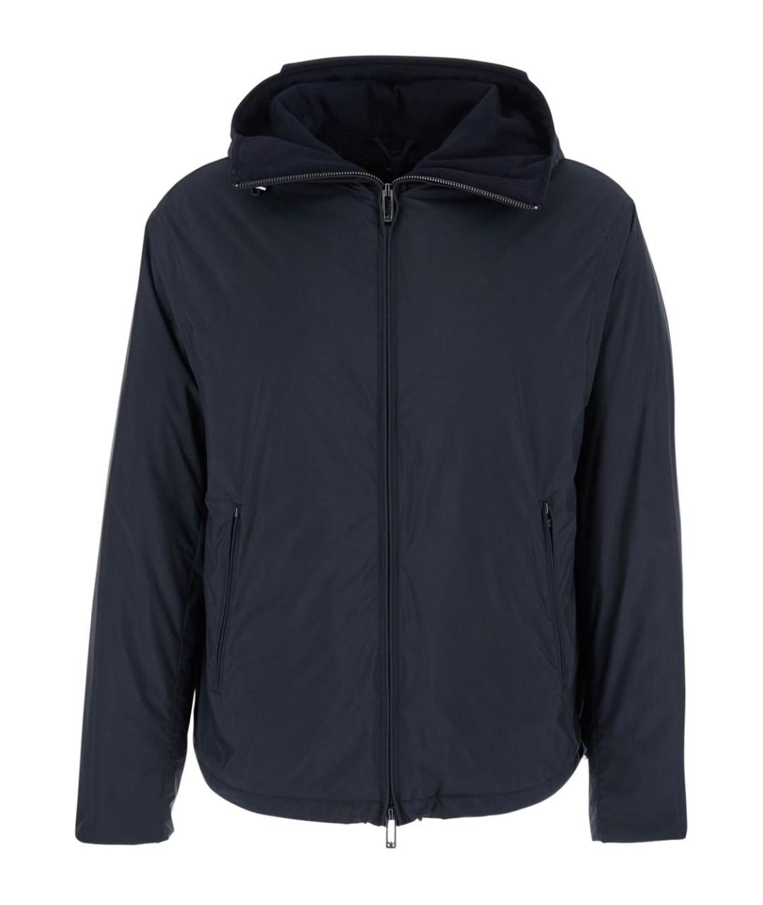 EMPORIO ARMANI Синяя полиэстеровая куртка, фото 1