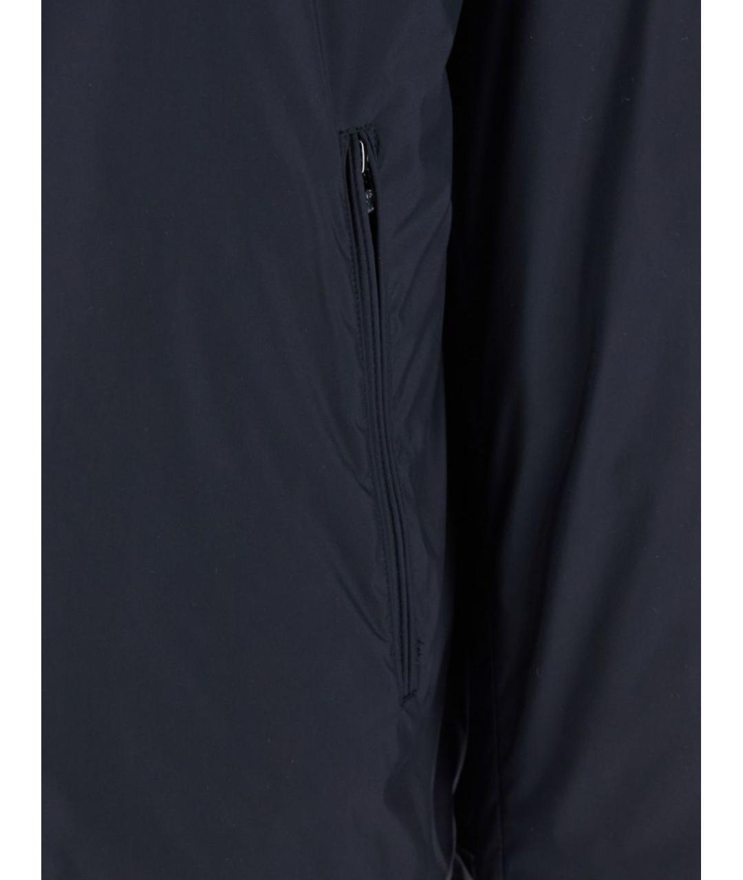 EMPORIO ARMANI Синяя полиэстеровая куртка, фото 2