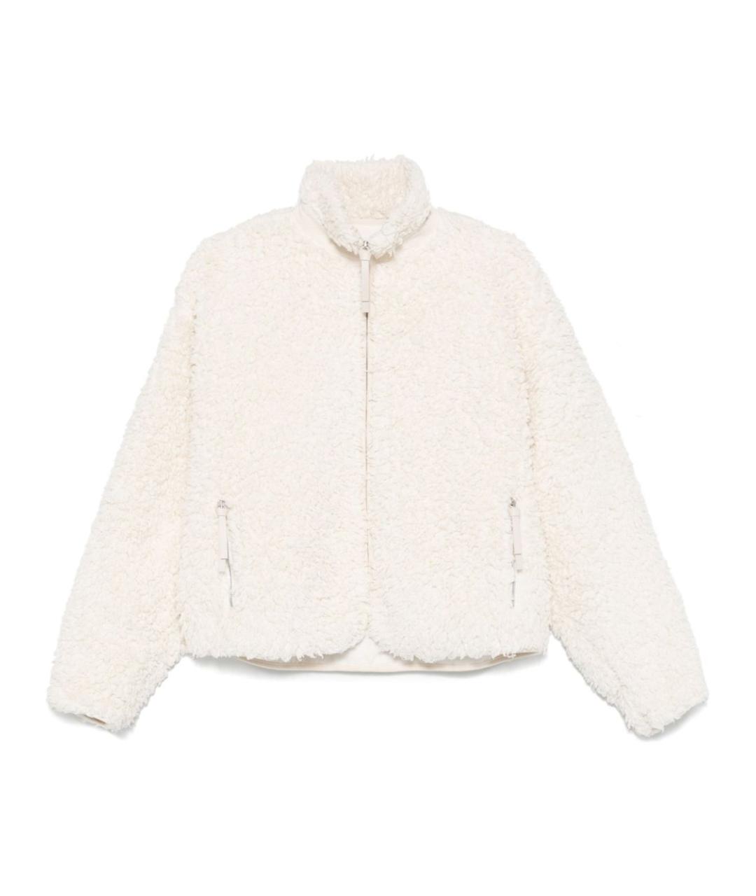 JIL SANDER Белая хлопковая куртка, фото 1
