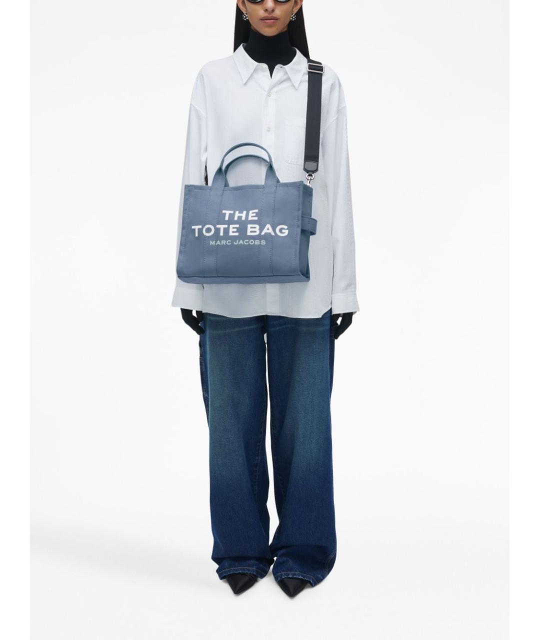MARC JACOBS Голубая сумка тоут, фото 2