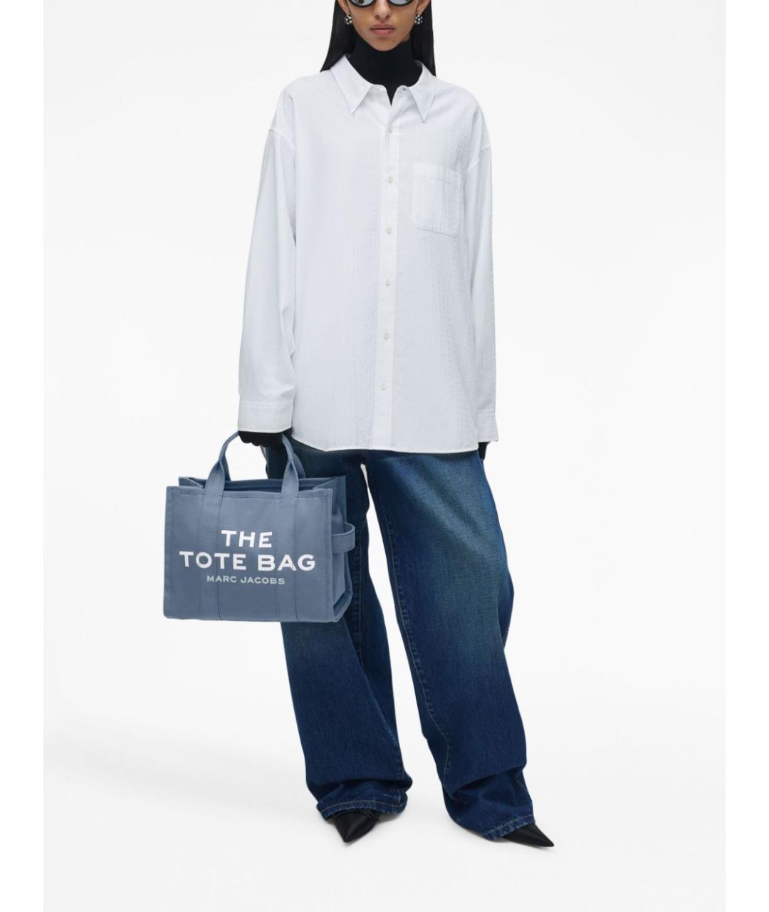 MARC JACOBS Голубая сумка тоут, фото 3