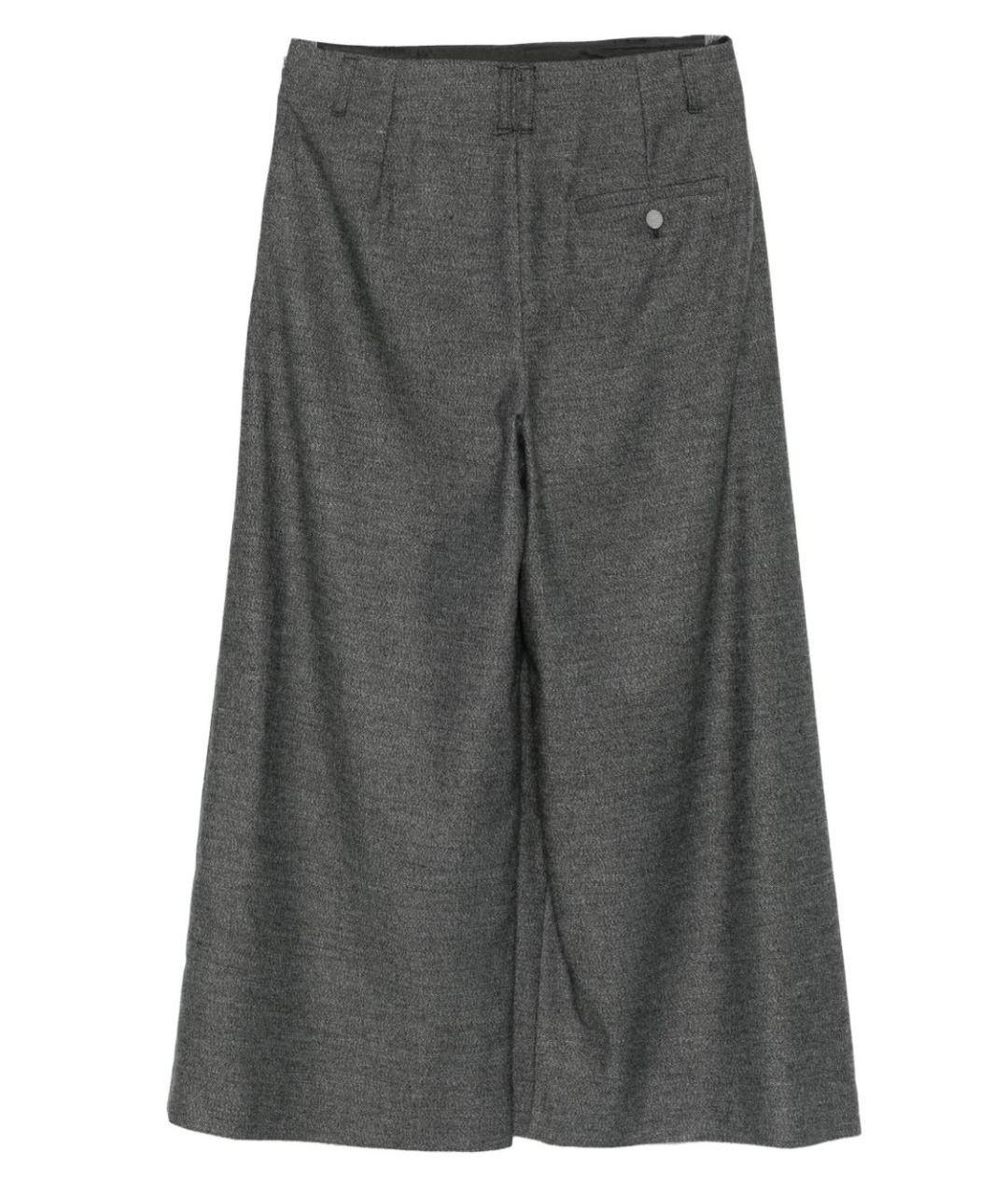 EMPORIO ARMANI Серые прямые брюки, фото 2