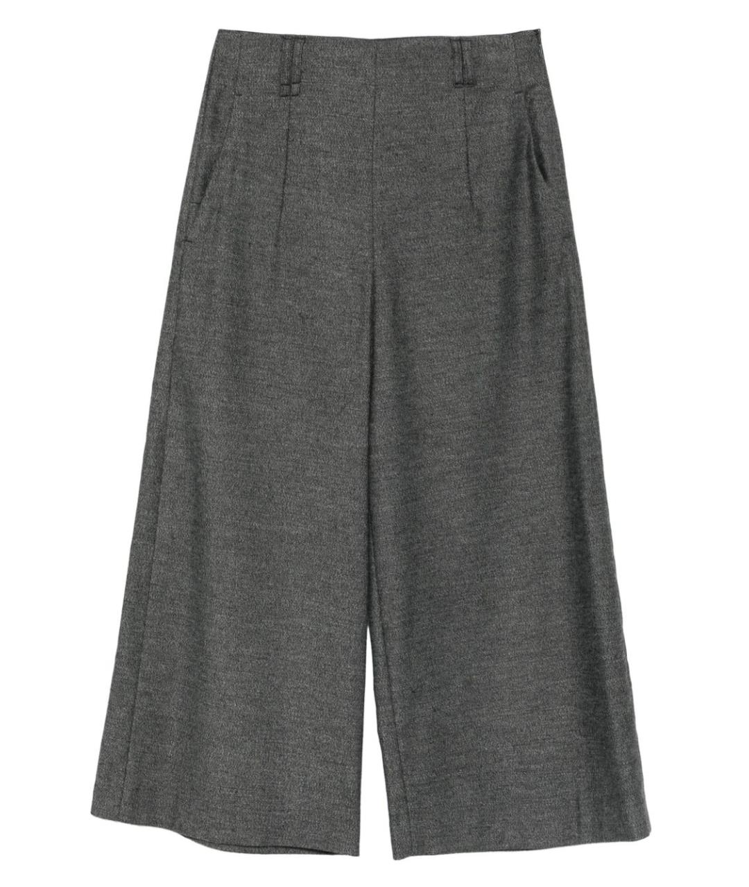 EMPORIO ARMANI Серые прямые брюки, фото 1