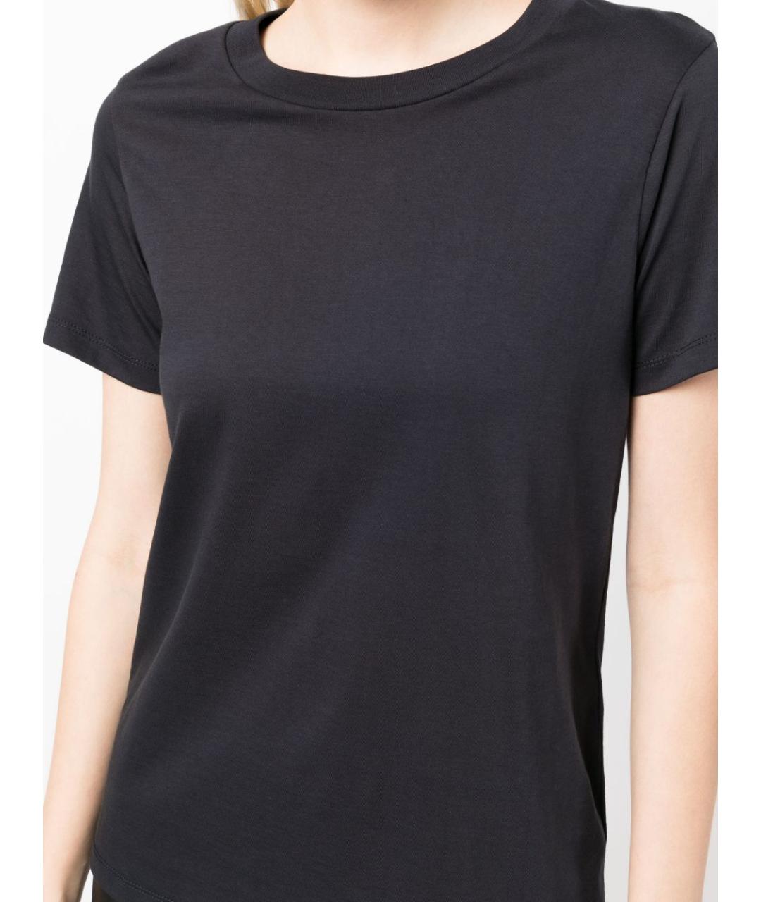 EMPORIO ARMANI Синяя хлопковая футболка, фото 5