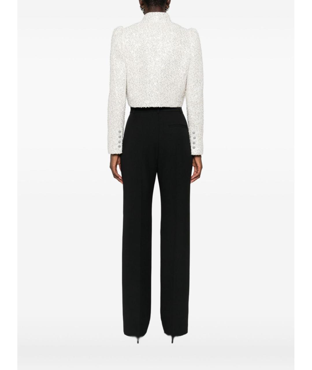 ALICE+OLIVIA Белый полиэстеровый жакет/пиджак, фото 3