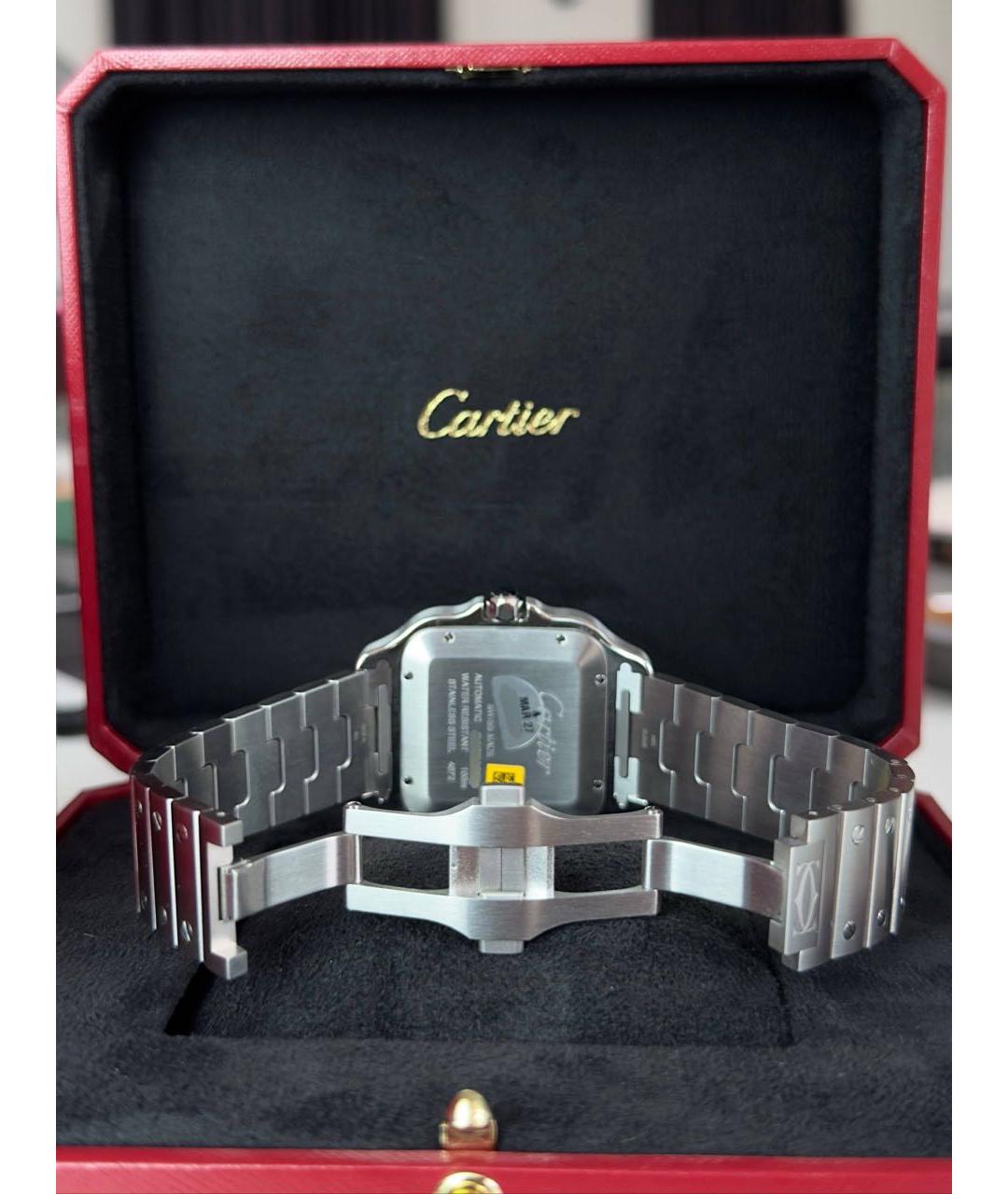 CARTIER Белые часы, фото 7