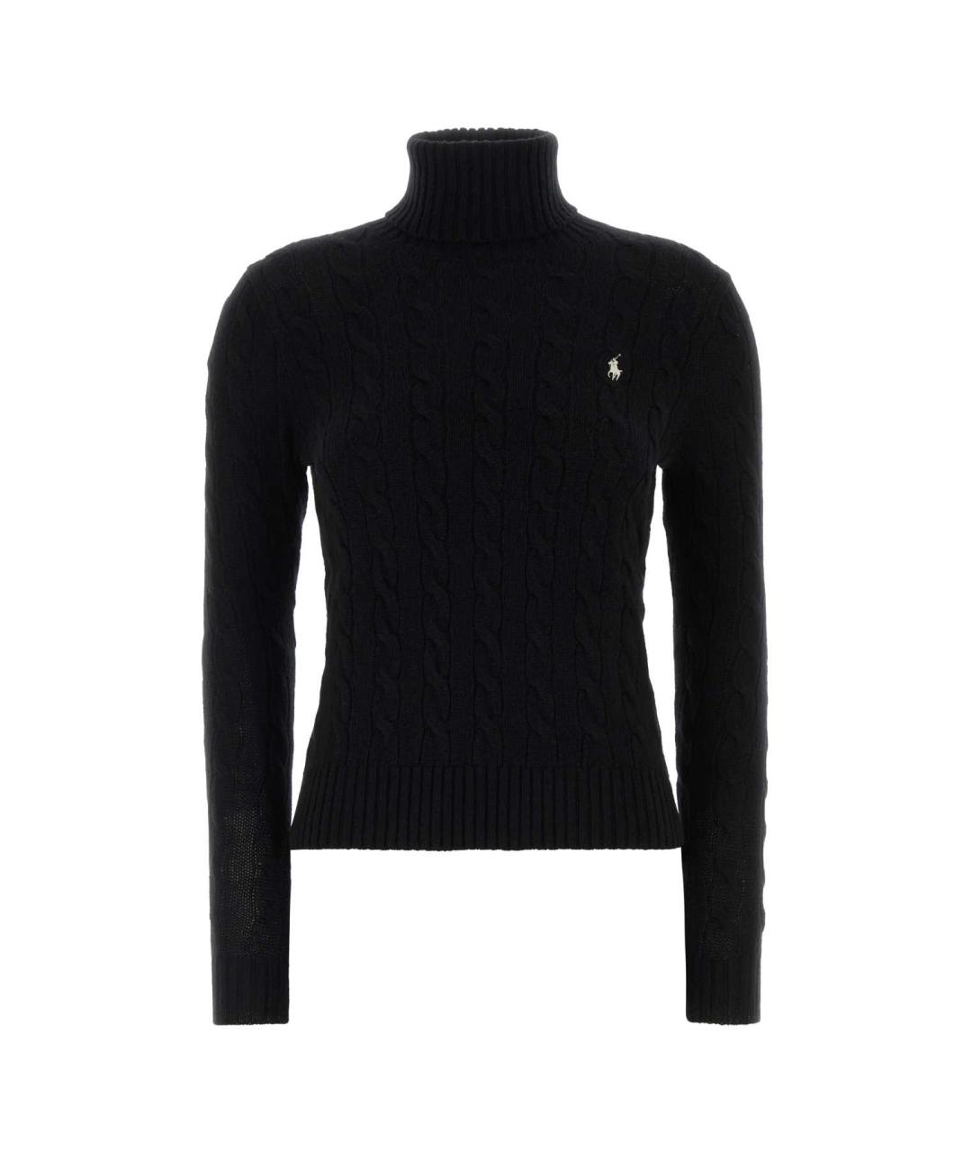 POLO RALPH LAUREN Черный кашемировый джемпер / свитер, фото 1