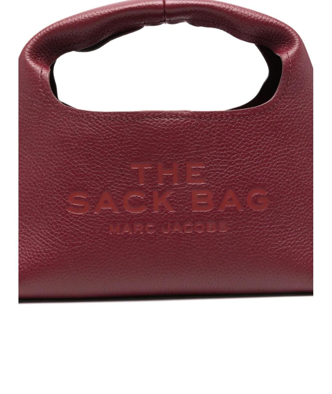 MARC JACOBS Бордовая кожаная сумка через плечо, фото 4
