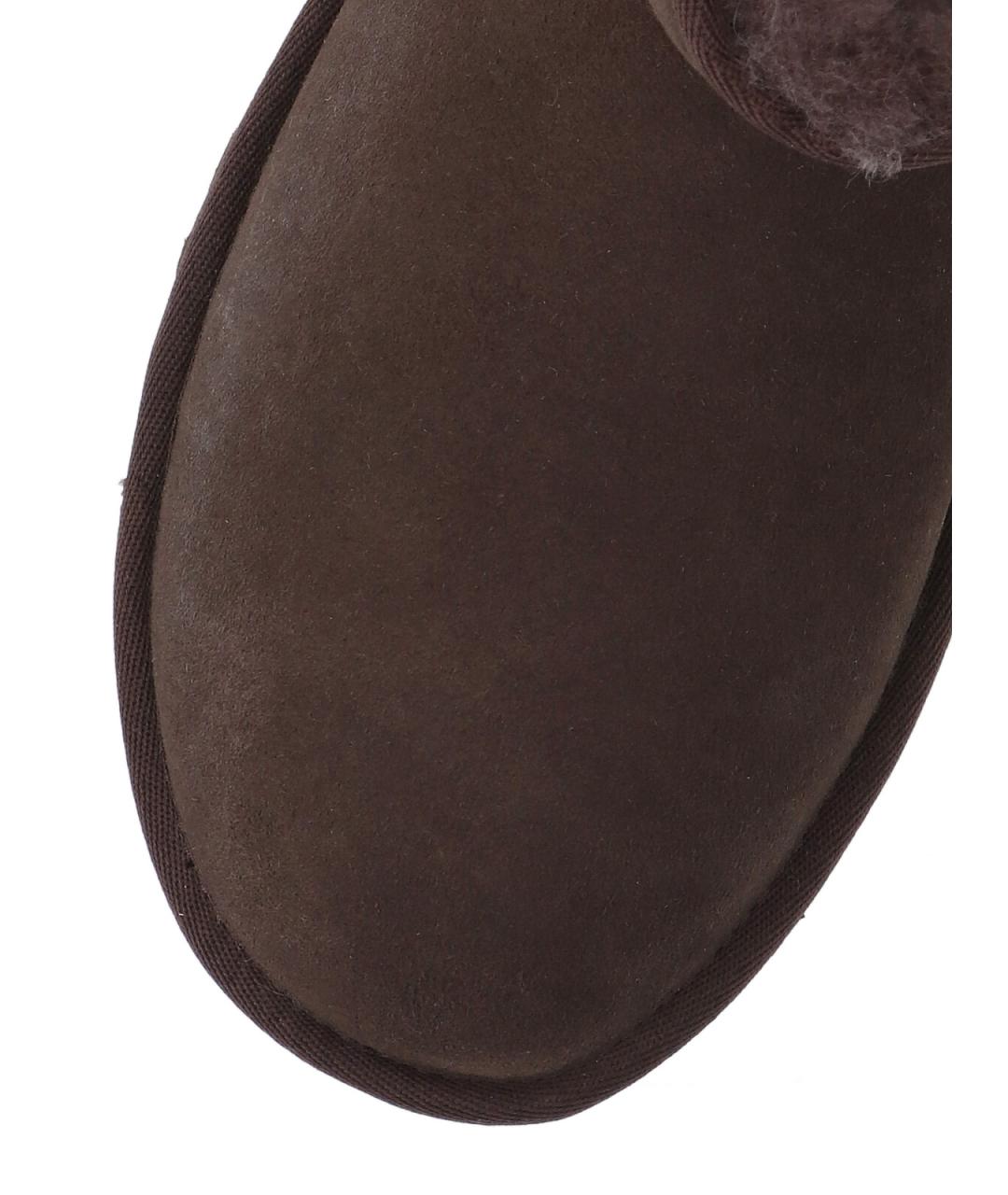 UGG AUSTRALIA Коричневые нубуковые высокие ботинки, фото 5