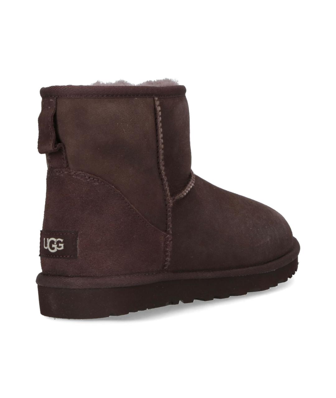 UGG AUSTRALIA Коричневые нубуковые высокие ботинки, фото 4