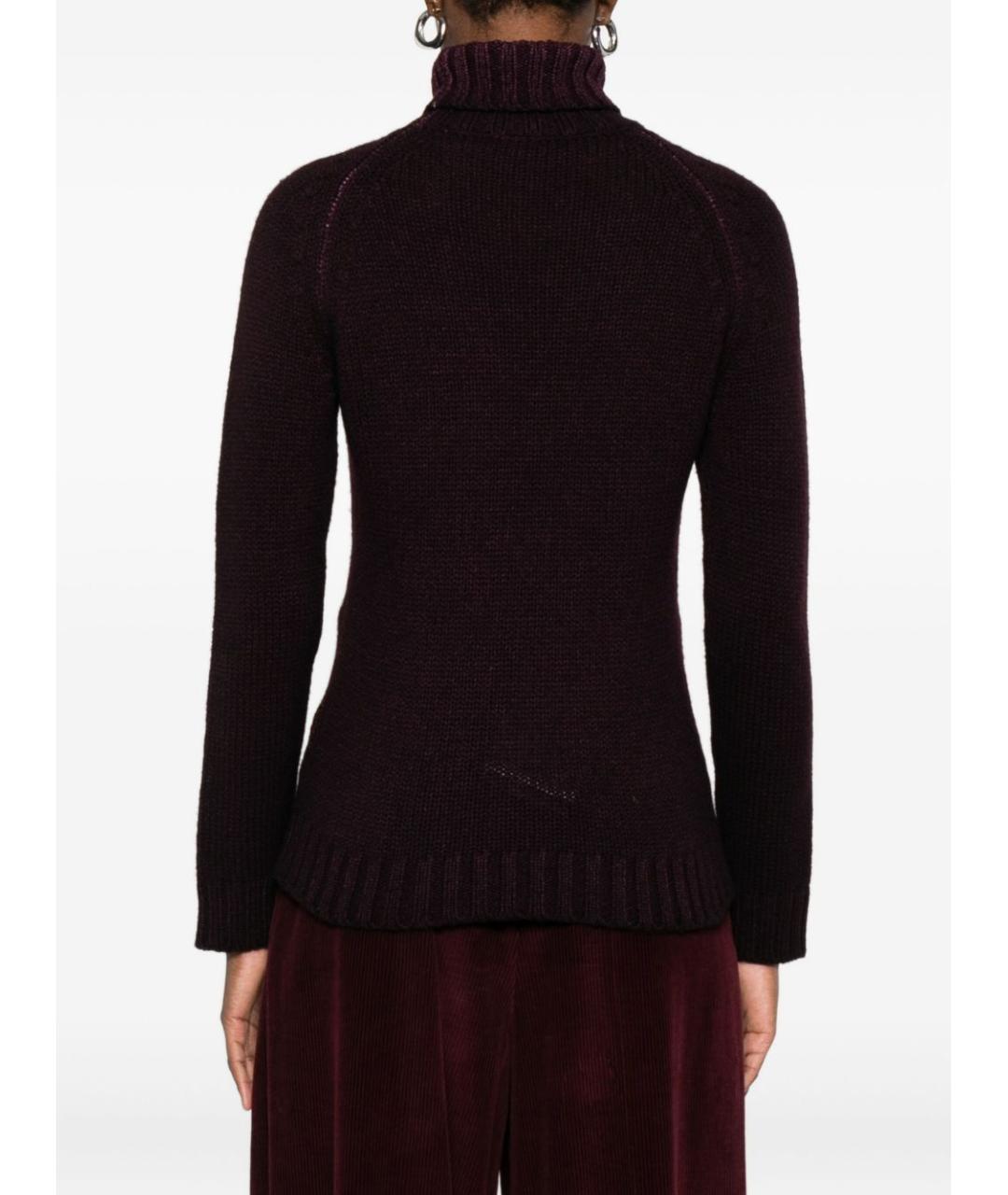 BASE Бордовый шерстяной джемпер / свитер, фото 2