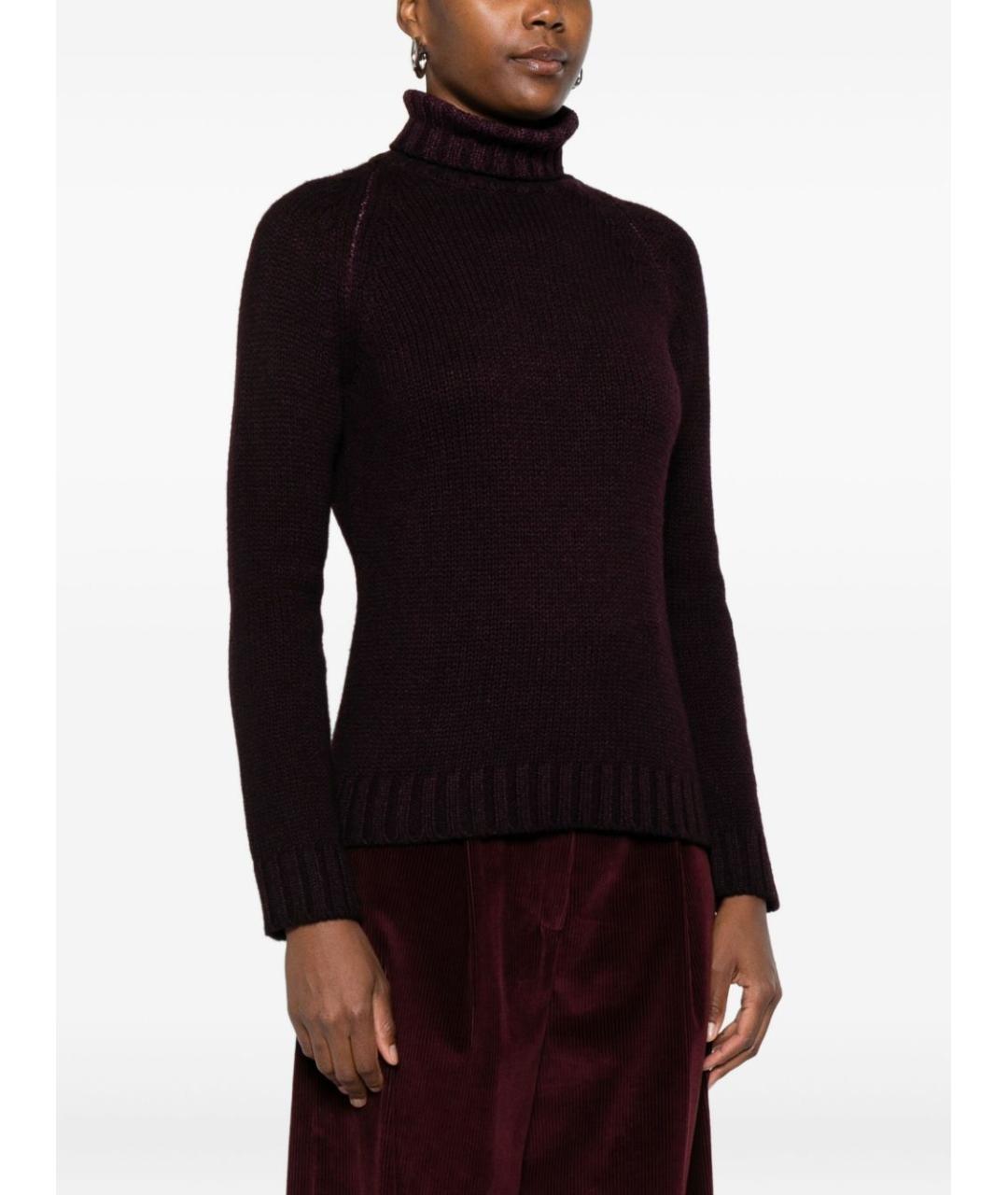 BASE Бордовый шерстяной джемпер / свитер, фото 4