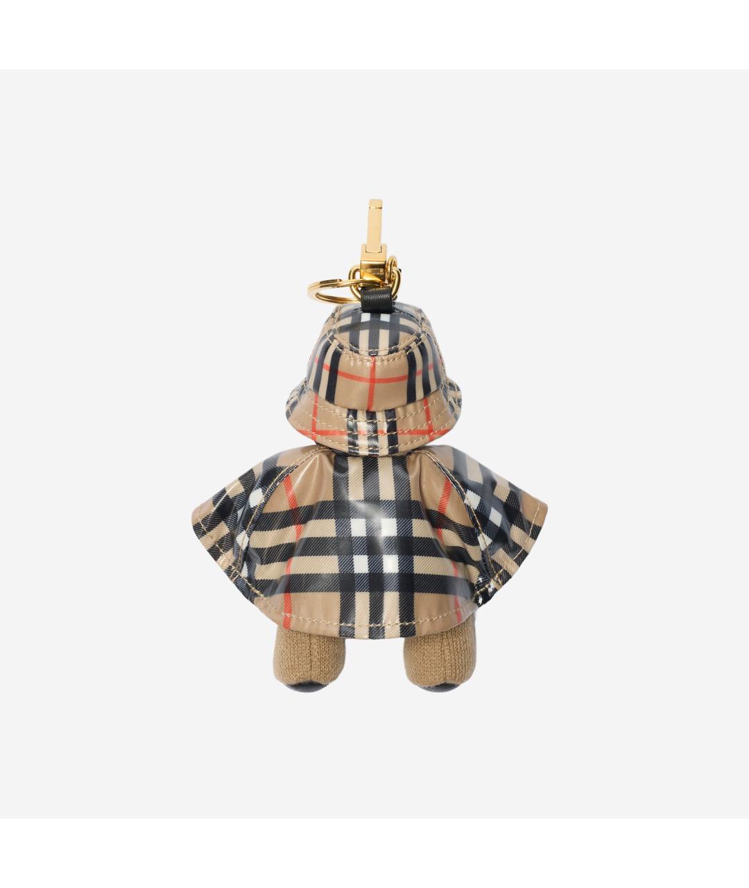 BURBERRY Бежевый брелок, фото 2