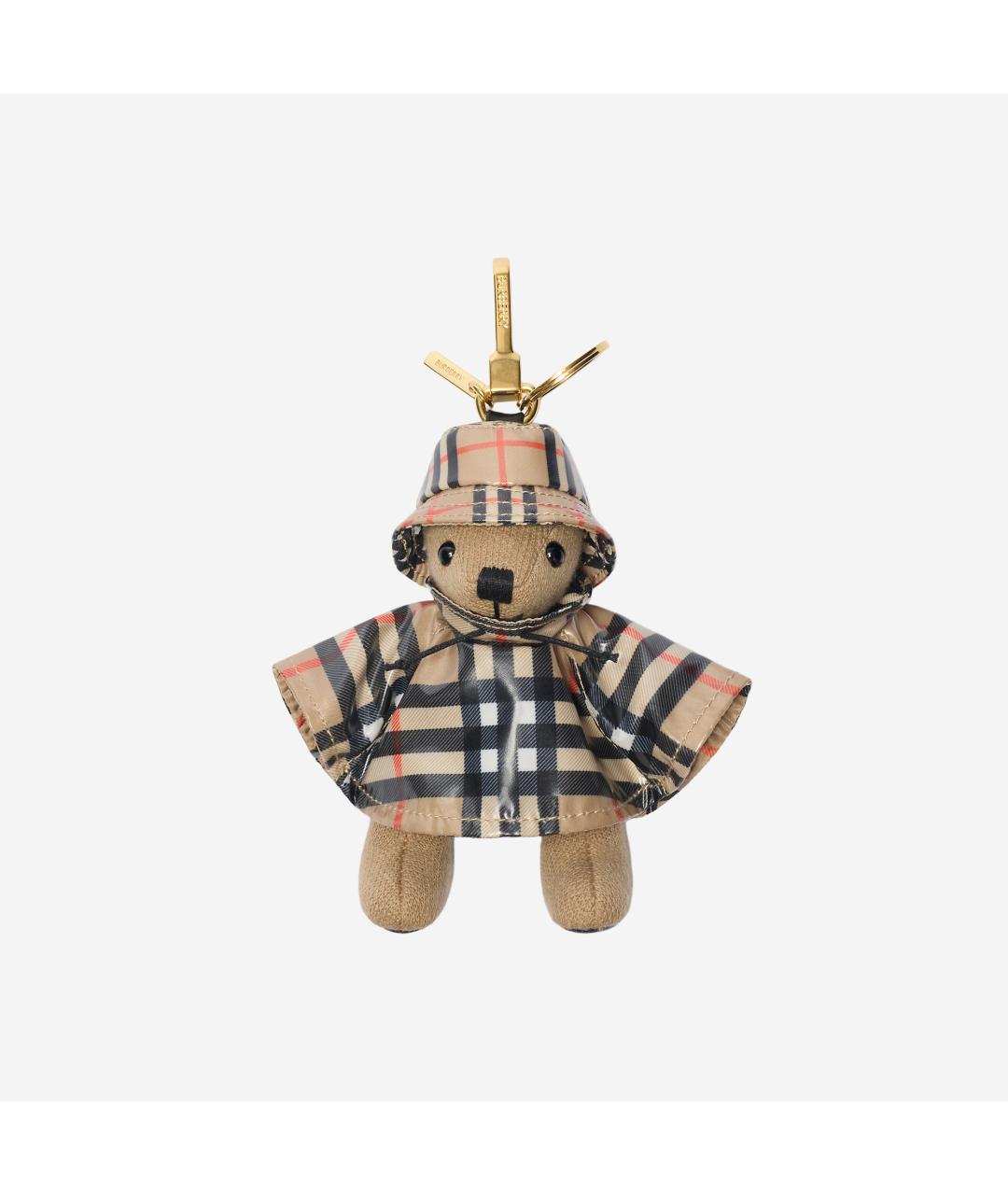 BURBERRY Бежевый брелок, фото 1