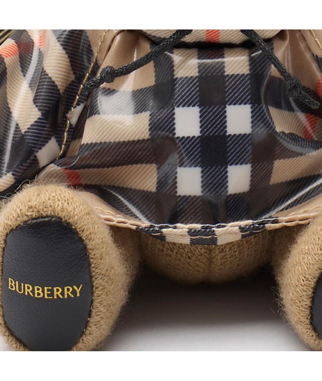 BURBERRY Бежевый брелок, фото 3
