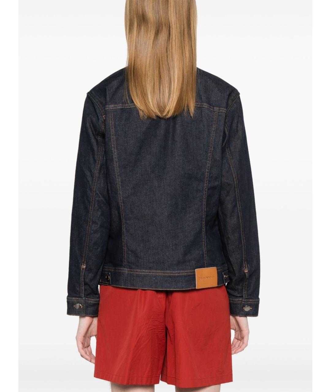 EMPORIO ARMANI Синяя деним куртка, фото 2