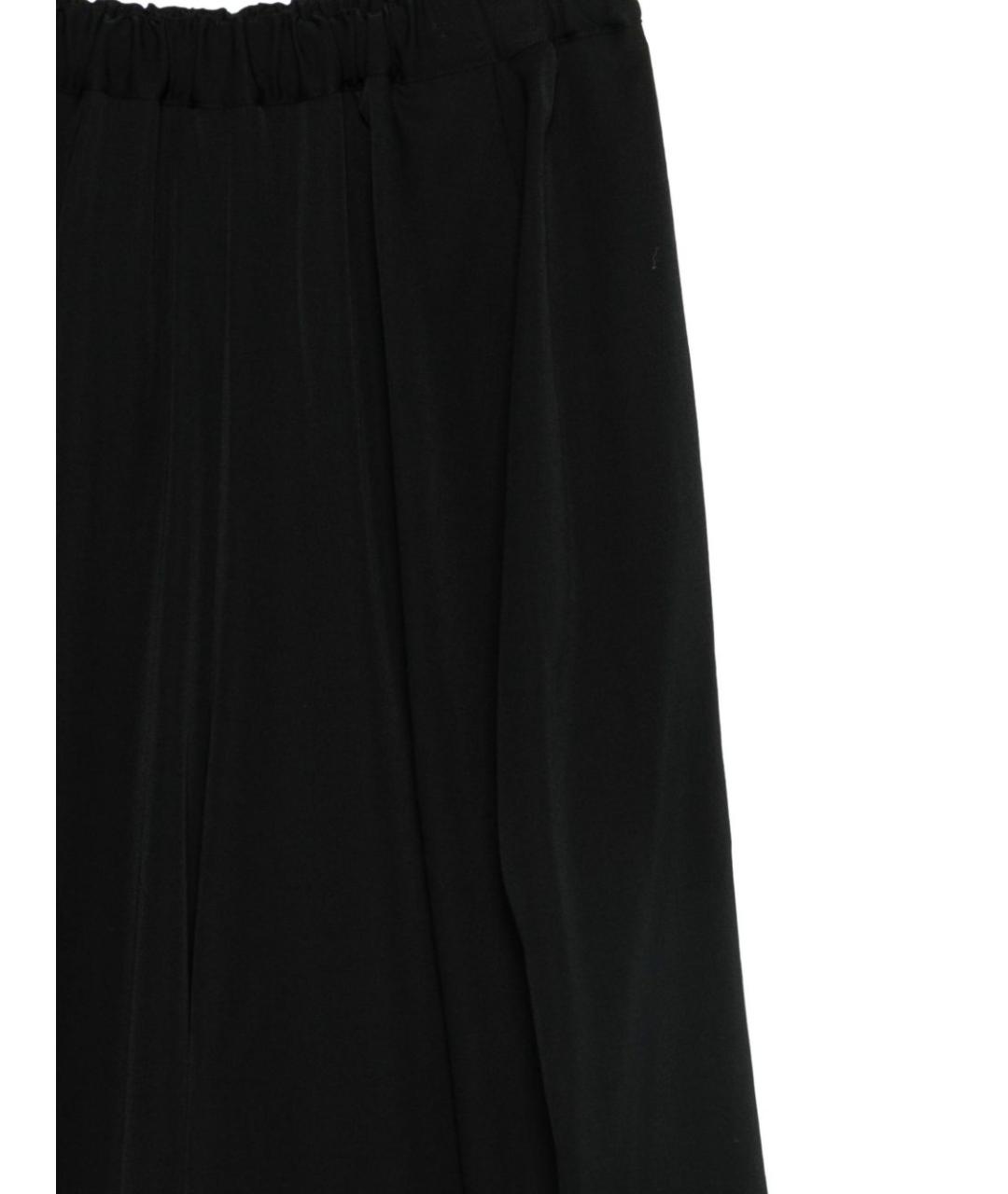 COMME DES GARÇONS Черные синтетические прямые брюки, фото 3