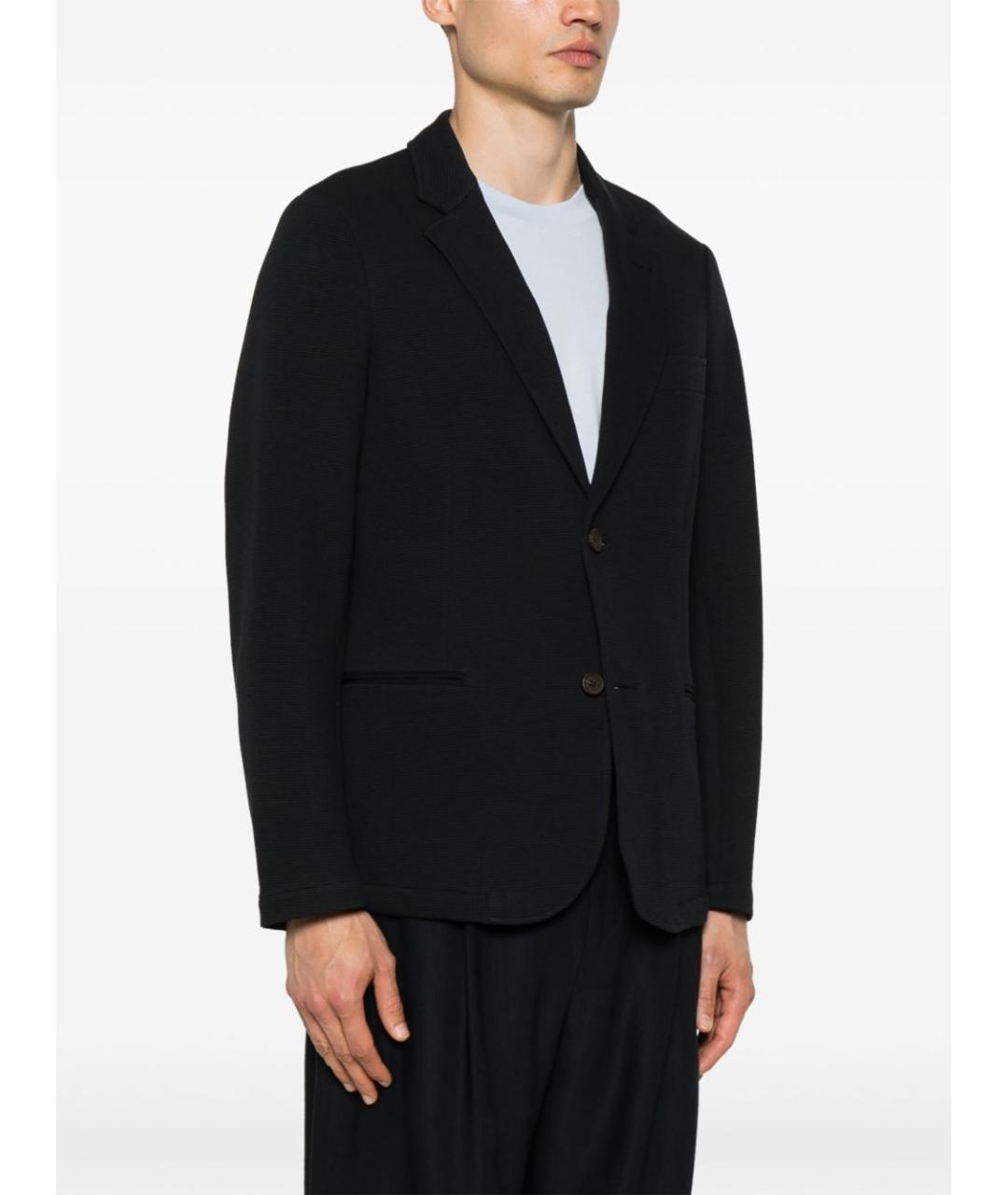 EMPORIO ARMANI Синий хлопковый пиджак, фото 2