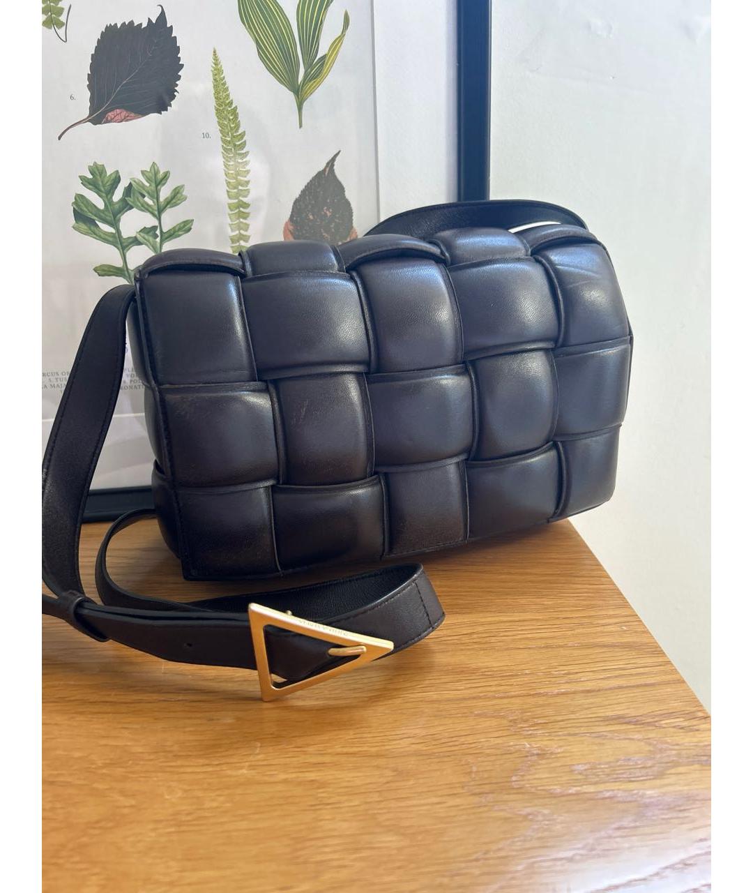 BOTTEGA VENETA Коричневая кожаная сумка через плечо, фото 5