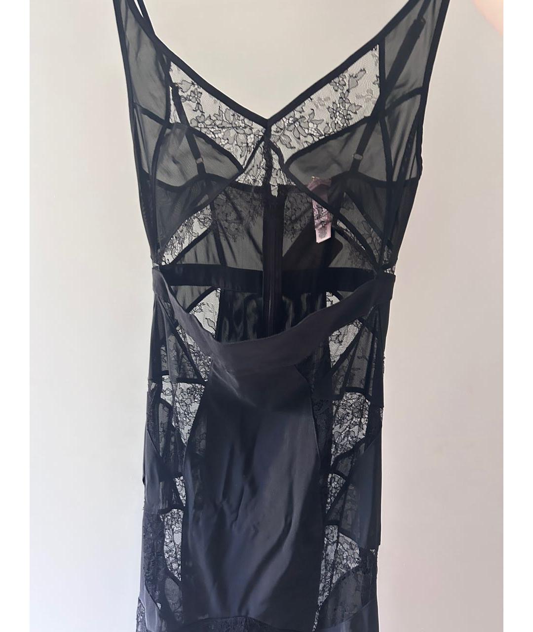 AGENT PROVOCATEUR Черное кружевное вечернее платье, фото 4