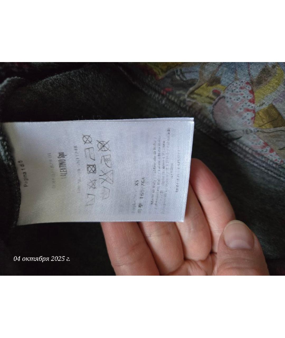 VALENTINO Зеленый хлопковый джемпер / свитер, фото 4