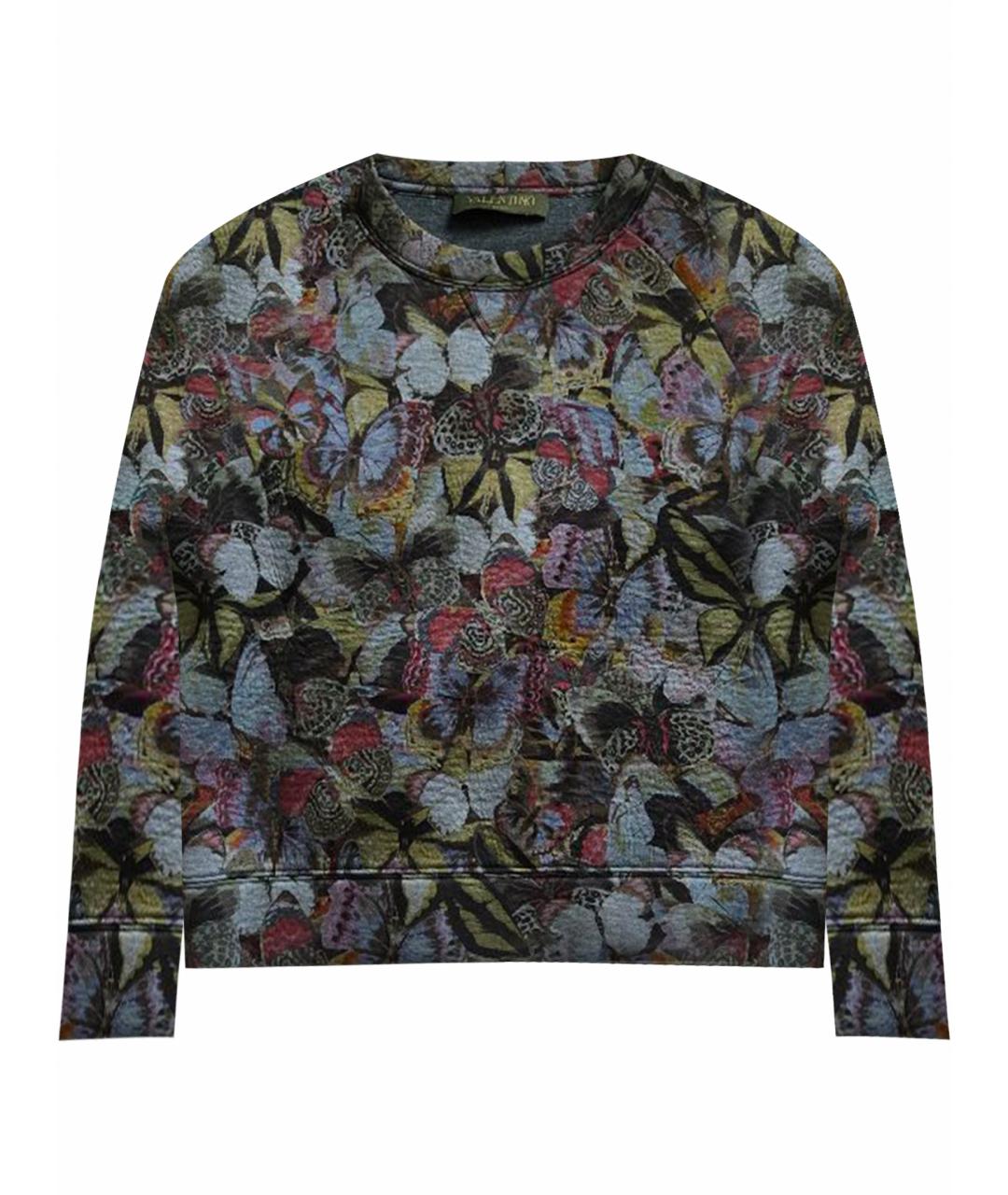 VALENTINO Зеленый хлопковый джемпер / свитер, фото 1