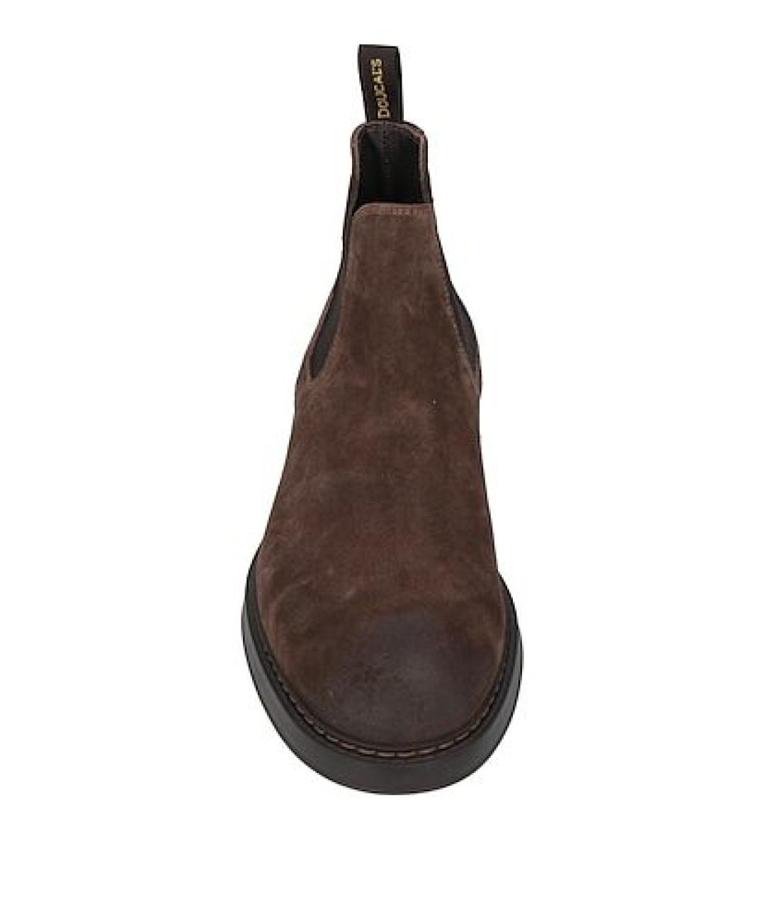 DOUCAL'S Коричневые замшевые высокие ботинки, фото 3