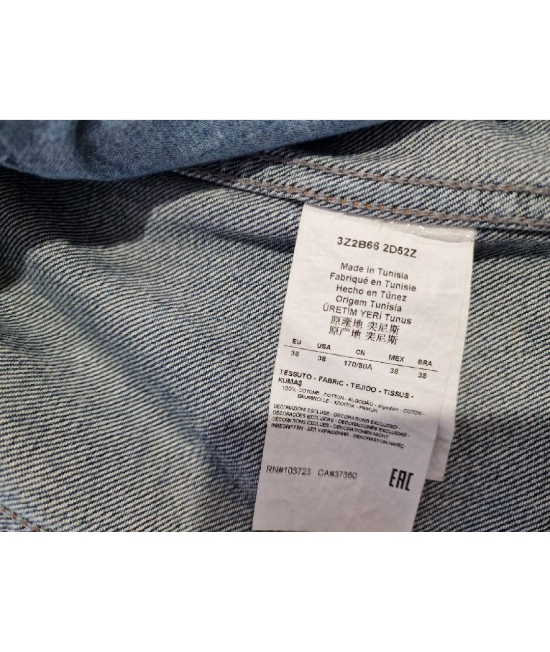 EMPORIO ARMANI Темно-синий жилет, фото 6