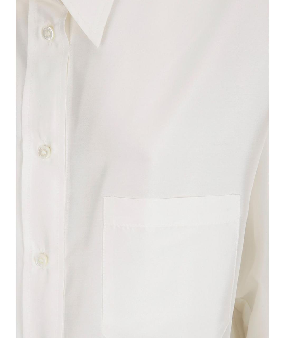 ALBERTO BIANI Белая шелковая рубашка, фото 3