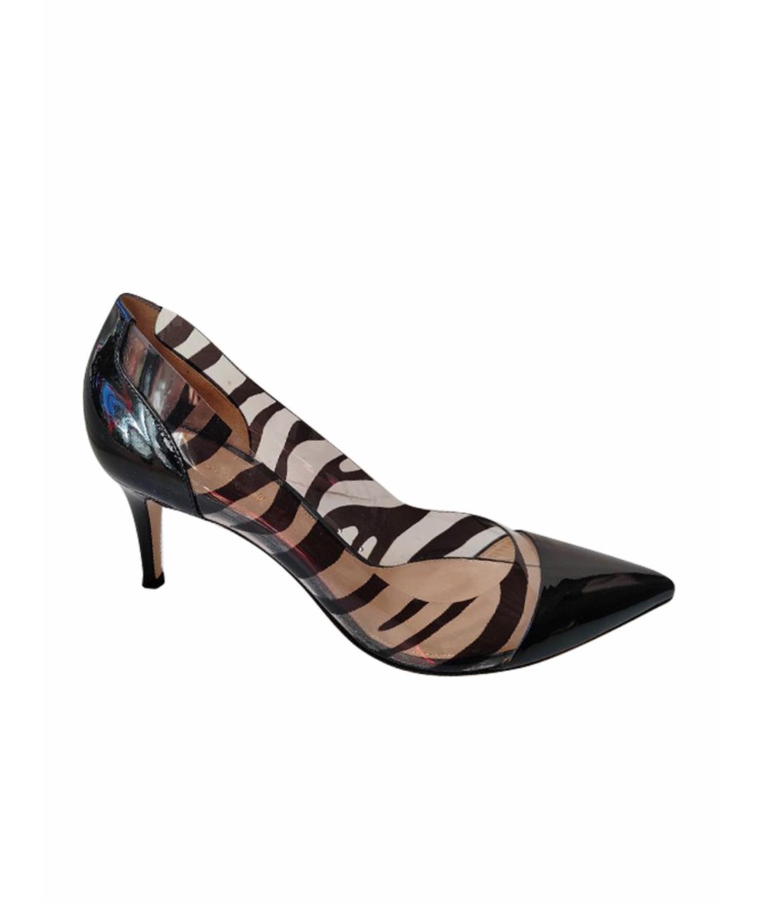 GIANVITO ROSSI Черные туфли из лакированной кожи, фото 1