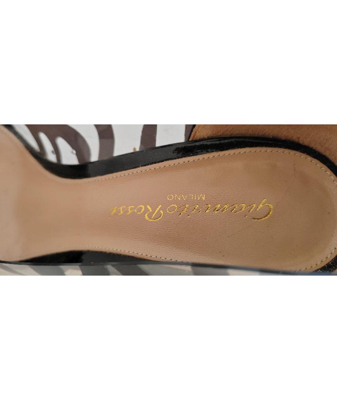 GIANVITO ROSSI Черные туфли из лакированной кожи, фото 2