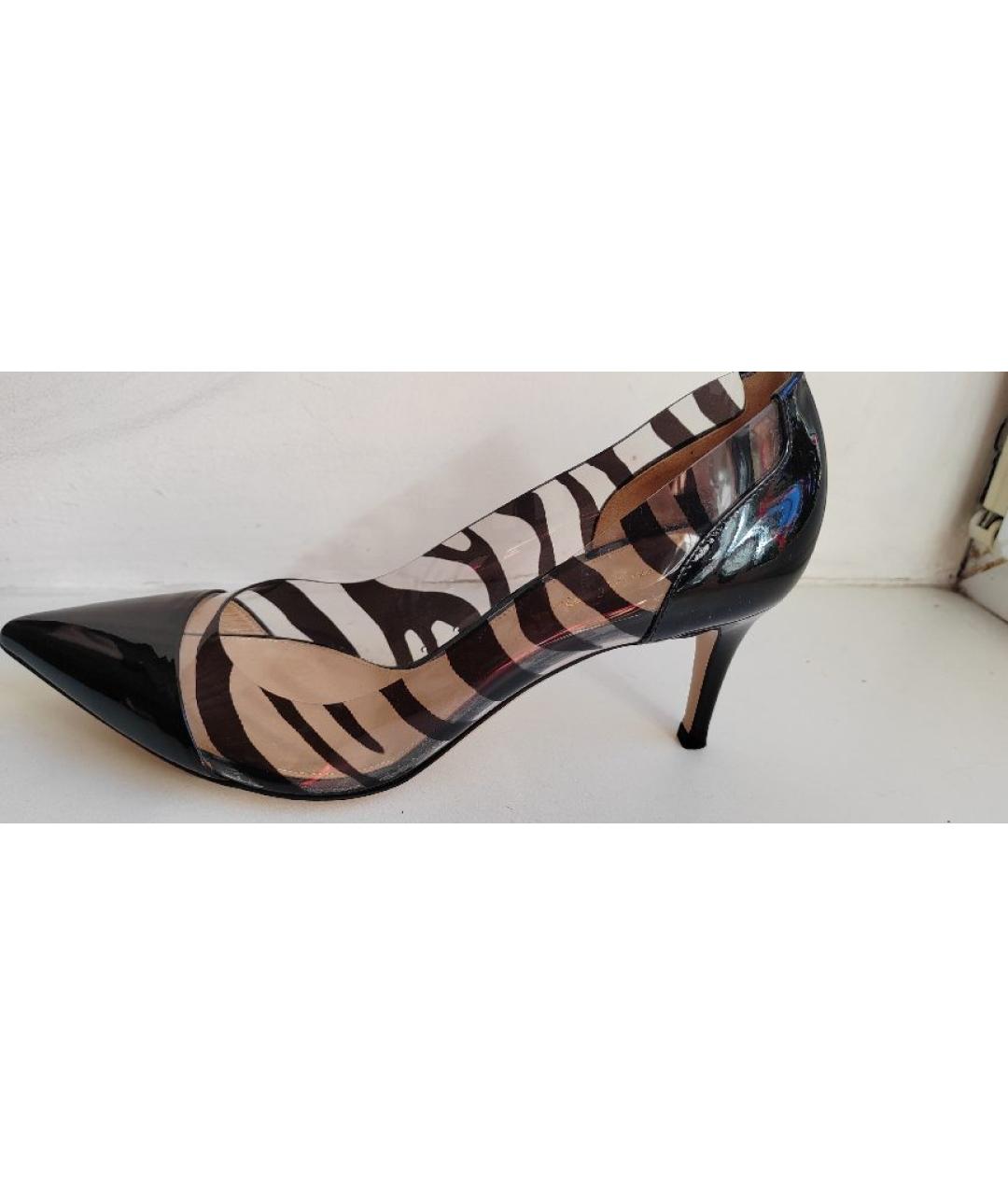 GIANVITO ROSSI Черные туфли из лакированной кожи, фото 5