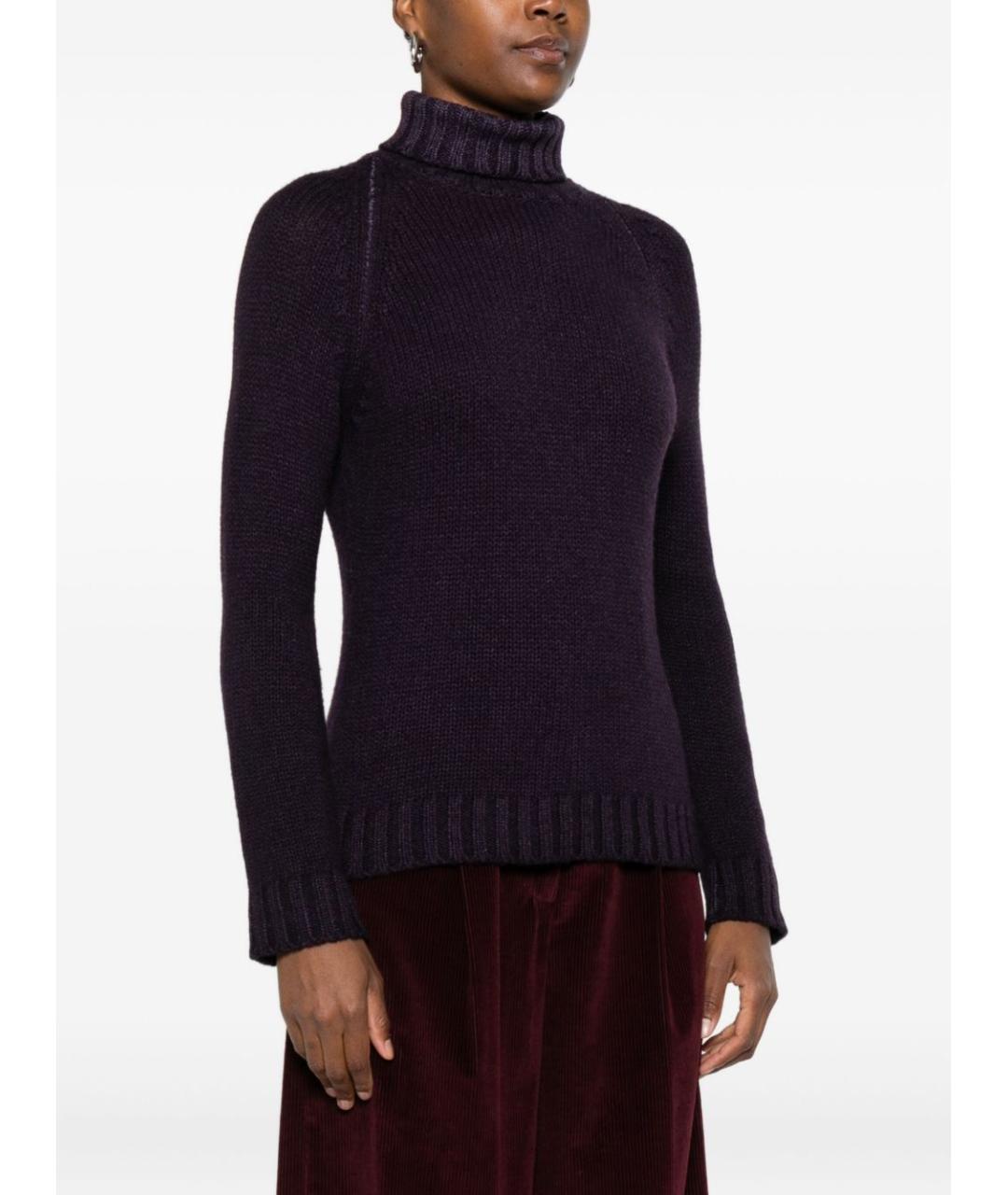 BASE Фиолетовый шерстяной джемпер / свитер, фото 2