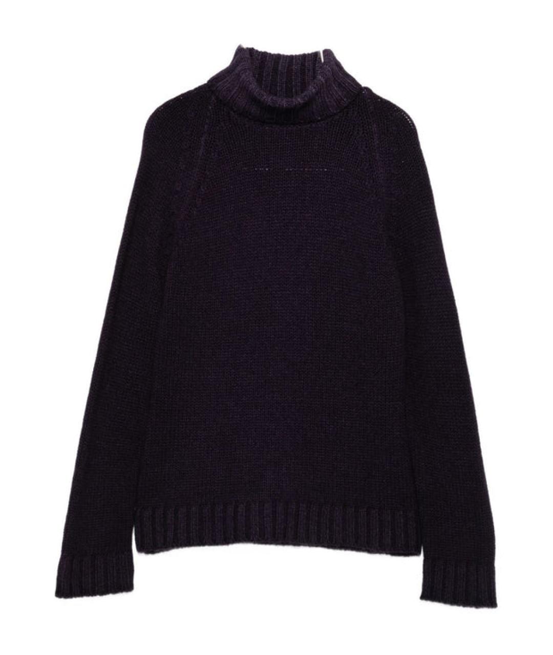 BASE Фиолетовый шерстяной джемпер / свитер, фото 1