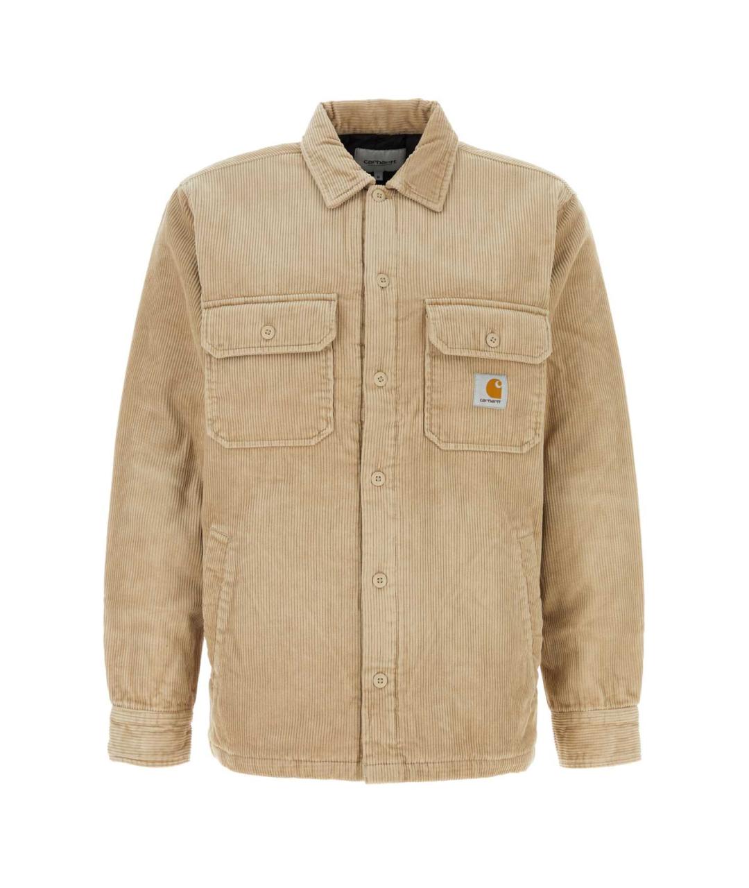 CARHARTT WIP Бежевая хлопковая рубашка, фото 1