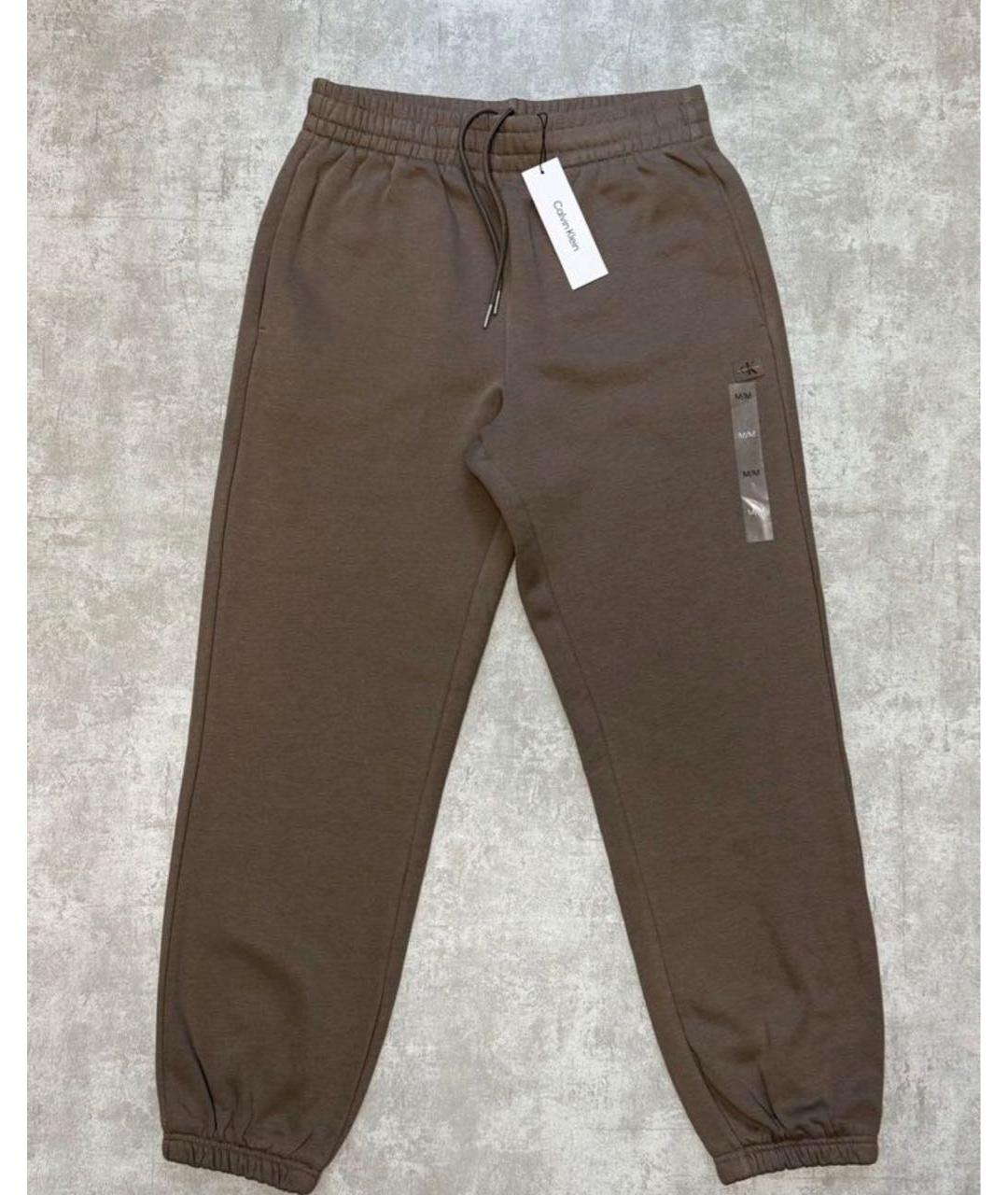 CALVIN KLEIN Коричневый хлопковый спортивный костюм, фото 2