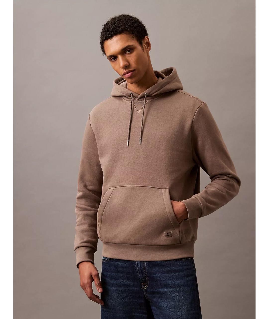 CALVIN KLEIN Коричневый хлопковый спортивный костюм, фото 6