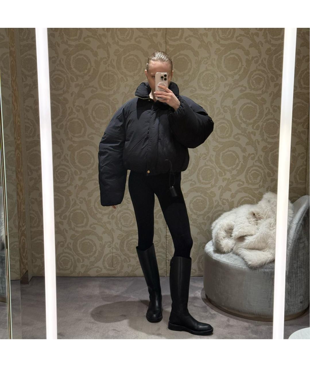 JACQUEMUS Черная полиамидовая куртка, фото 7